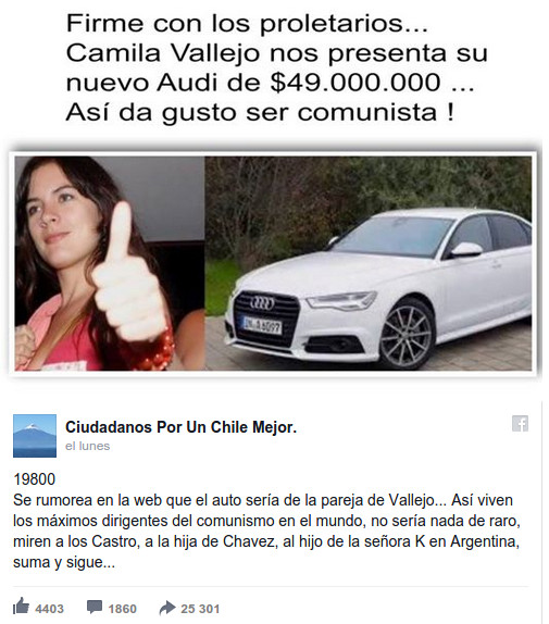 El Jaque Mate De Camila Vallejo Mostro Su Nuevo Auto El Mas Caro Del Mercado Cooperativa Cl