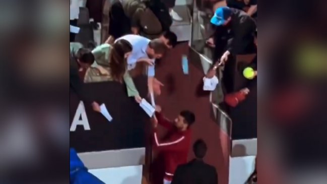   ¡Fue un accidente! Nuevo registro reveló cómo fue el golpe fortuito que recibió Djokovic en Roma 